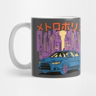 The Metropolis Tokyo Japanese Vaporwave Aesthetic Anime Mug